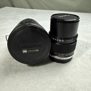 OLYMPUS OM-SYSTEM E. Zuiko AUTO-T 135mm Lens, f/3.5 Lens